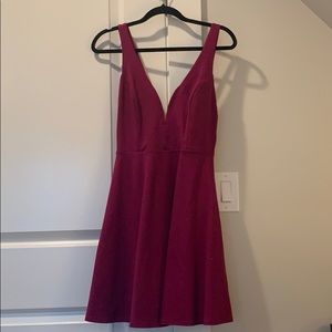 Fuchsia skater dress!